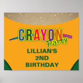 Crayon Party Poster (Voorkant)