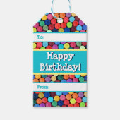 Crayon Polka Dot Gift Labels Cadeaulabel (Voorkant)