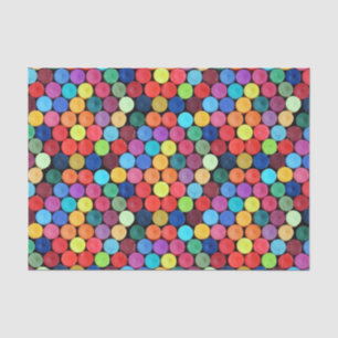 Crayon Polka Dot Tissue Paper Tissuepapier