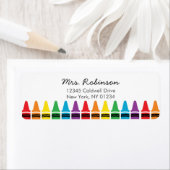 Crayon Return Address Labels (Insitu)