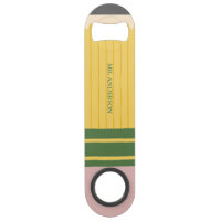 Crayon scolaire Jaune Personnalisé