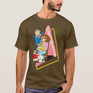 Crayon Shin-chan alle leden van de Nohara T-shirt