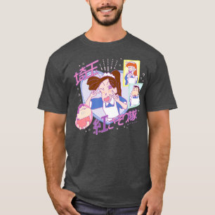 Crayon Shin-chan Benisasoritai Maid Cafe T-shirt