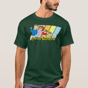 Crayon Shin-chan de glittermars van de T-shirt