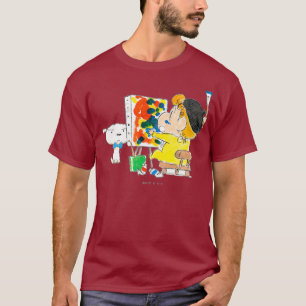 Crayon Shin-chan tekening Himawari T-shirt