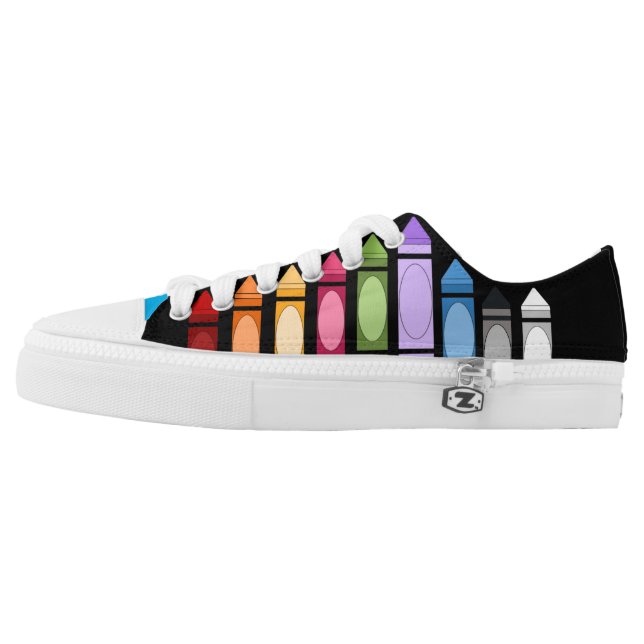 Crayon Shoes. Low Top Schoenen (Linkerschoen buitenkant)