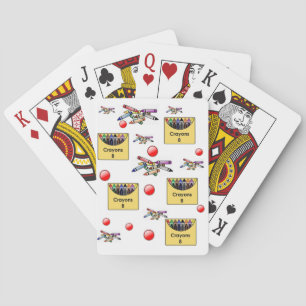 Crayon-speelkaartdecker Pokerkaarten