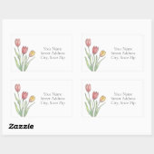 Crayon, stylo et étiquettes d'encre couleur trois (Feuille)