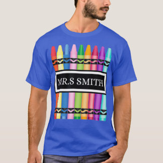 Crayon Teacher Terug naar School Shirt_2 T-shirt