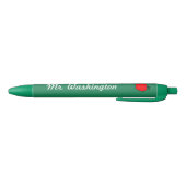 Crayon vert Tableau noir Stylo pomme de professeur (Bas)