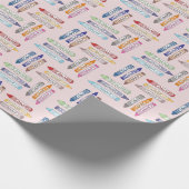 Crayon Wrapping Paper Cadeaupapier (Hoek)