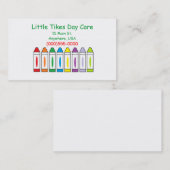 "Crayonne" des cartes de visite (Devant / Derrière)