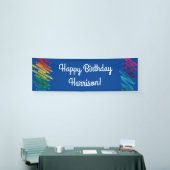 Crayons Art verjaardagsfeestje Spandoek (Beurs)