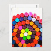 Crayons Briefkaart (Voorkant / Achterkant)