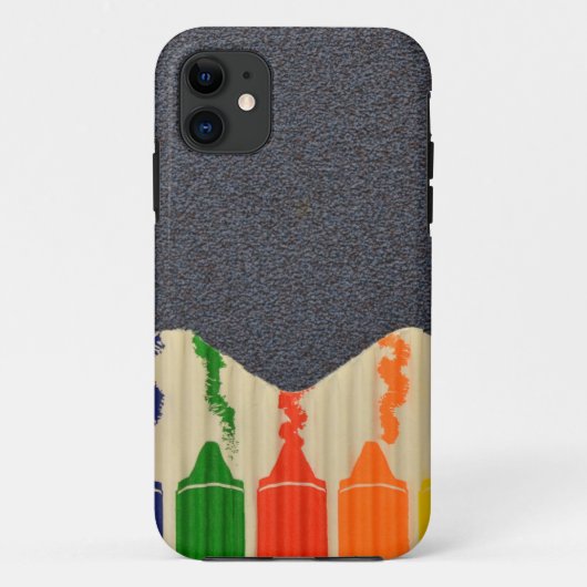 Crayons Case-Mate iPhone Case (Achterkant)