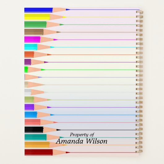 Crayons colorés (Dos)