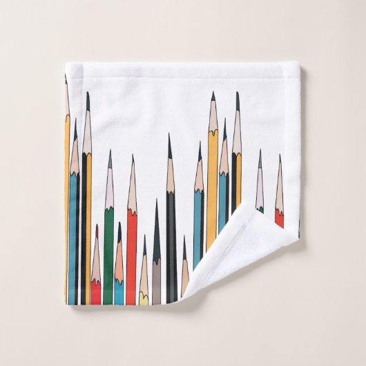 Crayons colorés (Gant de toilette)