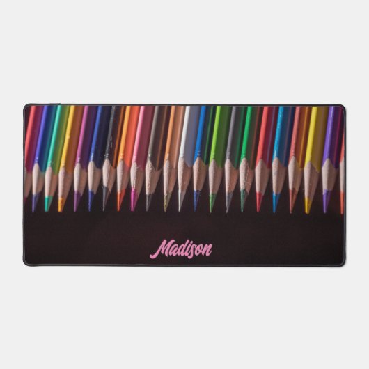 Crayons colorés, votre nom, professionnel (Recto)