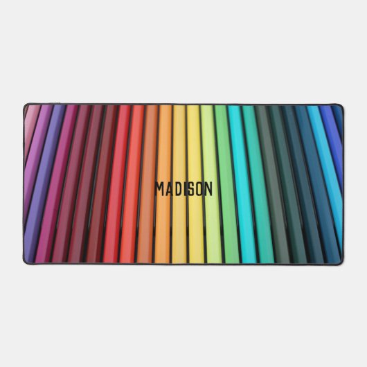 Crayons colorés, votre nom, professionnel (Recto)