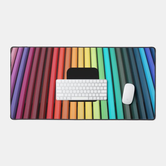 Crayons colorés, votre nom, professionnel (Clavier et souris)