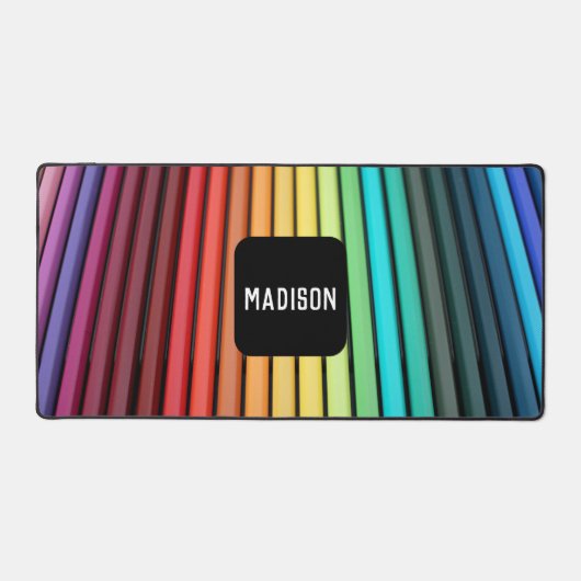 Crayons colorés, votre nom, professionnel (Recto)