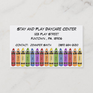Crayons Daycare Center Visitekaartje