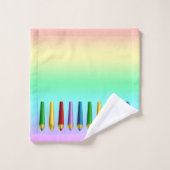 Crayons de couleur (Gant de toilette)