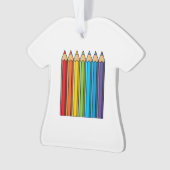 Crayons de couleur arc-en-ciel (devant)