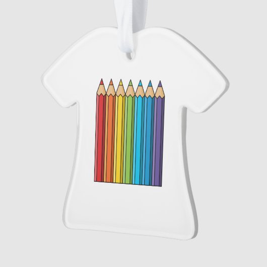 Crayons de couleur arc-en-ciel (devant)