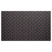 Crayons de couleur Motif Doodle tissu noir (Yard)