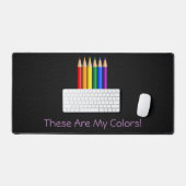 Crayons de fierté arc en ciel (Clavier et souris)