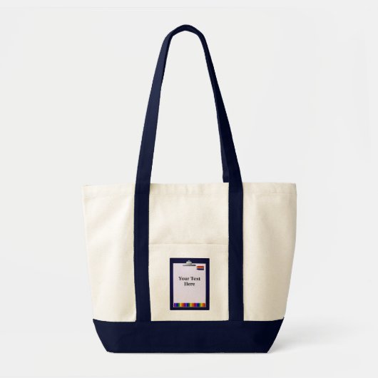 Crayons de l'enseignant Conception Sac fourre-tout (Devant)