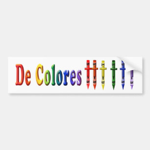Crayons DeColores Bumpersticker