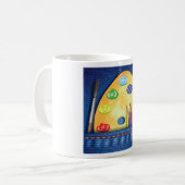Crayons Et Paintbrush Mug (Devant gauche)