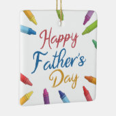 Crayons Happy Vaderdag Typografie | ORNAMENT (Rechts)