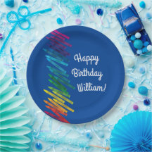 Crayons Kids Birthday Art Cute Colorful