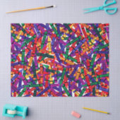 Crayons Kinder Crayon Ontworpen achtergrond Tissuepapier (Craft)