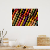 Crayons Poster (Keuken)