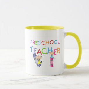 Crayons Preschool leraar TShirts en Gifts Mok