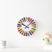 Crayons Ronde Klok (Huis)
