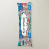 Crayons textuur lichaamskussen (Voorkant Verticaal)