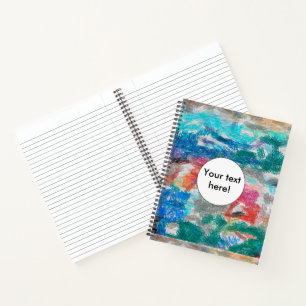 Crayons textuur notitieboek