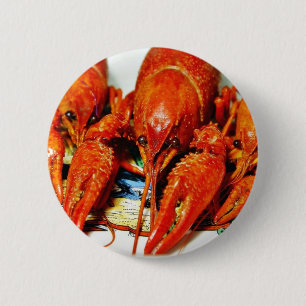 Craytfish Crawdads Ronde Button 5,7 Cm