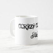 Crazi Cat's Papa Cote Coffee Mug (Devant gauche)