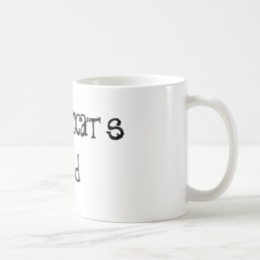 Crazi Cat's Papa Cote Coffee Mug (Droite)
