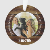 Craziest Year 2020 Toilet Paper Funny Foto Ornament (voorkant)