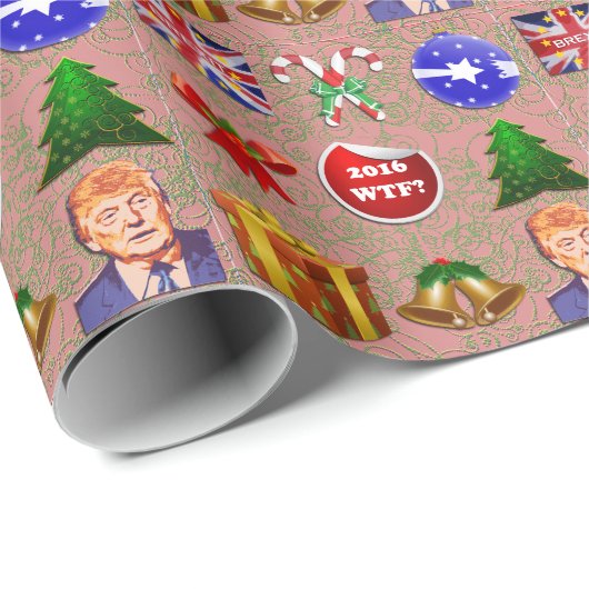 Crazy 2016 Kerstmis Cadeaupapier (Rol Hoek)