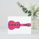Crazy 4 Uke Briefkaart (Staand voorkant)