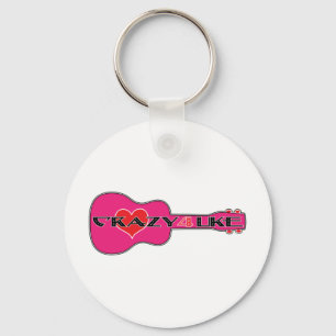Crazy 4 Uke Sleutelhanger