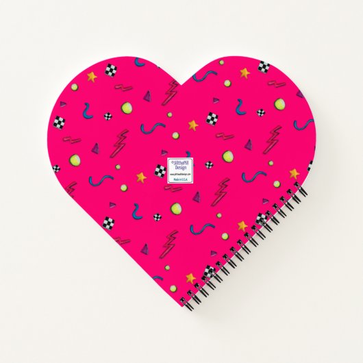 Crazy 80 - Pattern Notitieboek (Achterkant)